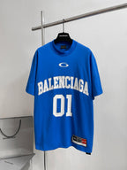 Black Jersey Numeral Short-Sleeve - Men's
