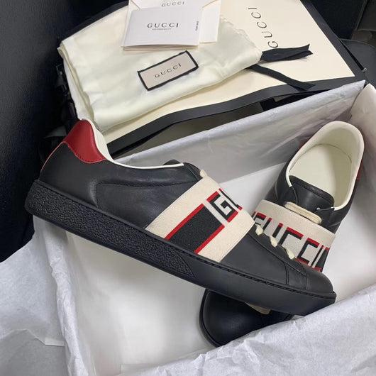 Ace Black Band Sneakers - Men's