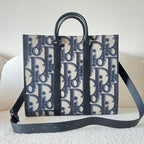Black and Grey Tote Bag