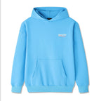 Blue Cotton Logo Pullover - Men's