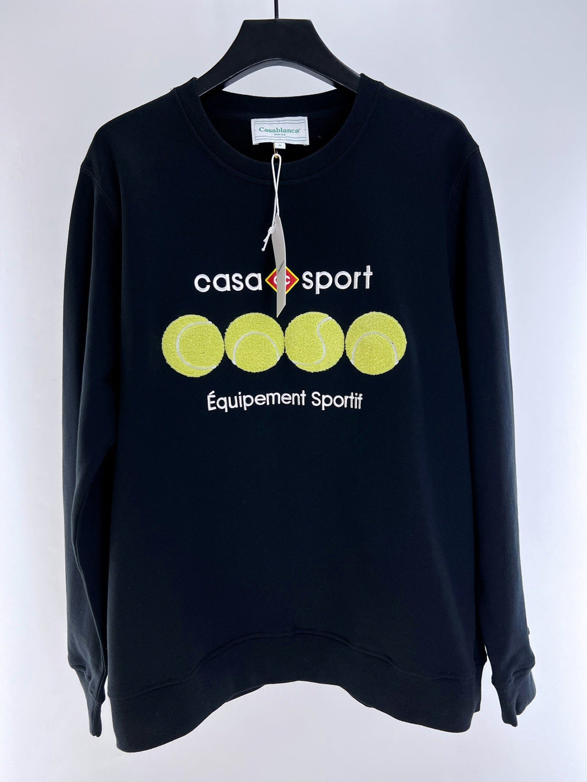Navy Cotton Ball Graphic Crewneck - Men's