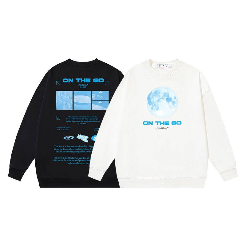 Moon On The Go Print Sweatshirt - Men's