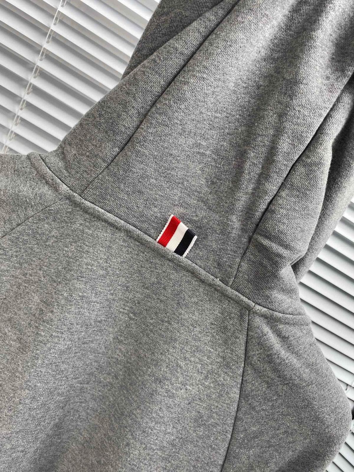 Navy Cotton Plain Zip-Through - Men's