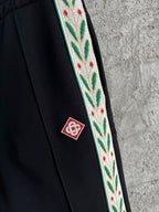 Black Jersey Side Tape Track - Men's