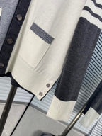 4-Bar Colourblock Cardigan - Men's