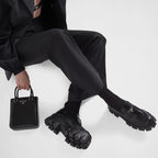 Brushed leather Monolith loafers – this shoe, which takes its name from the chunky rubber sole, is an expression – LUX VERSE Luxury Designer Fashion Outlet