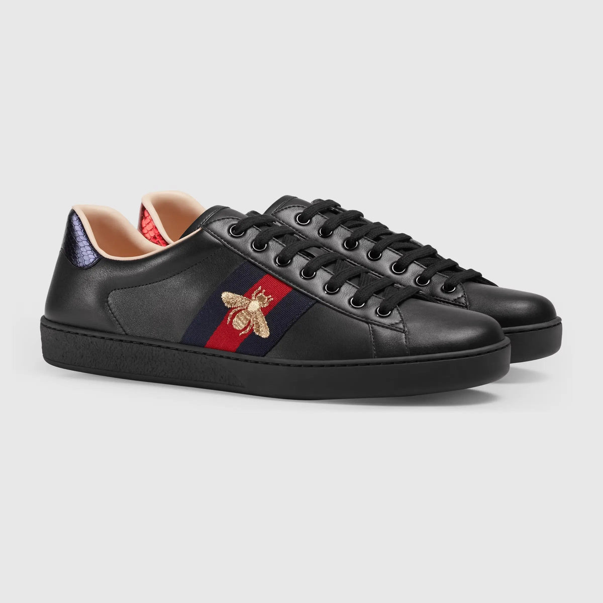 Ace Embroidered Sneaker – the bee is an archival code first introduced in ready-to-wear in the 1970s – LUX VERSE Luxury Designer Fashion Outlet