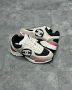 White Mesh Colourblock Chunky - Women's