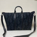 Black and Grey Duffle Bag