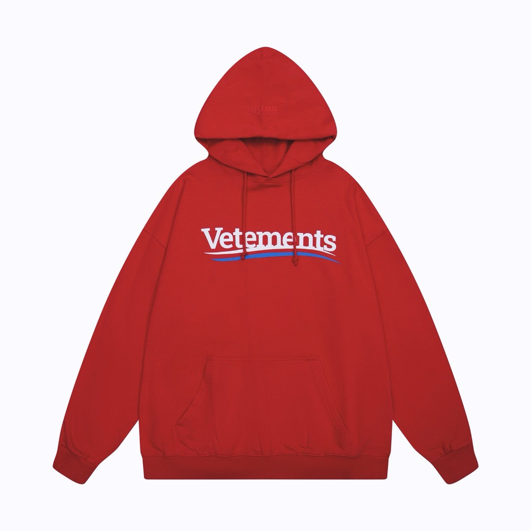 Black Cotton Logo Pullover - Men's