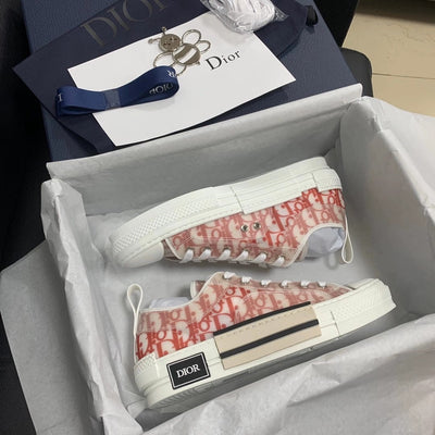 B23 Low Pink Oblique Sneakers