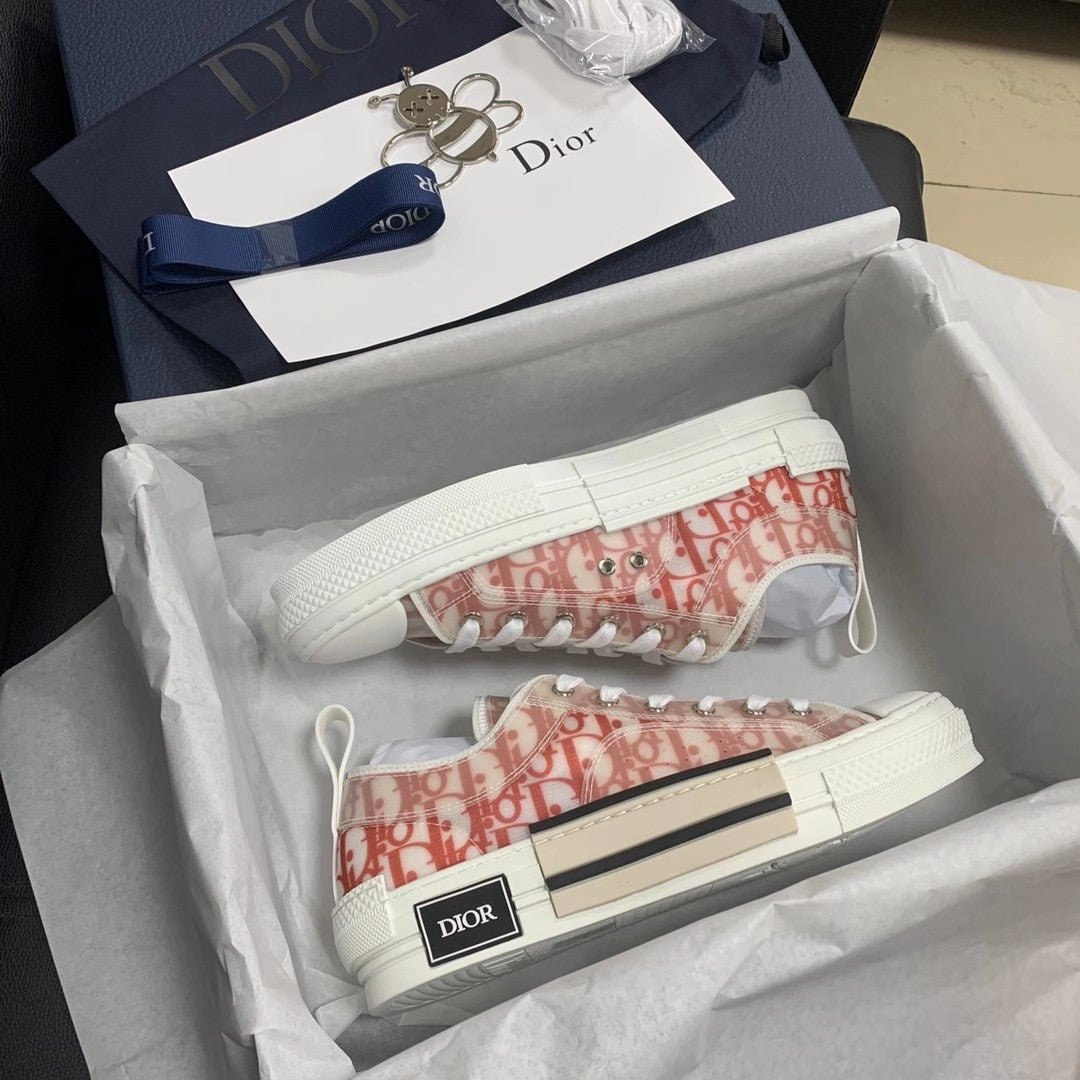 B23 Low Pink Oblique Sneakers