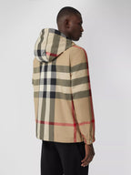 Check Hooded Sweatshirt - Men's