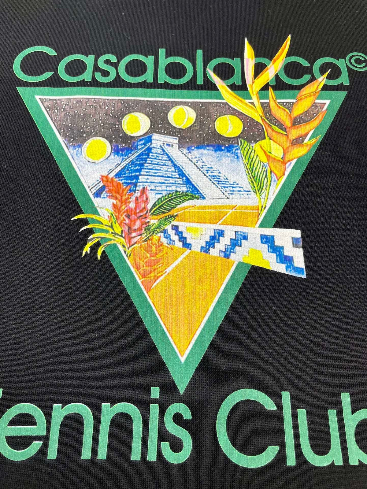 Navy Cotton Club Graphic Crewneck - Men's