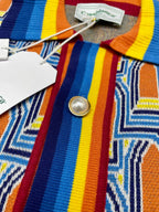 Geometric Print Silk Shirt - Men's