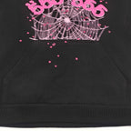 Black Cotton Print Pullover - Men's