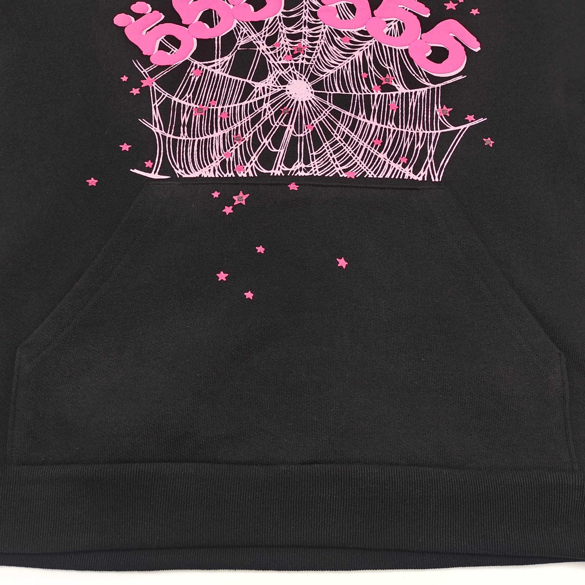 Black Cotton Print Pullover - Men's