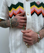 Chevron Knit Shirt - Men's