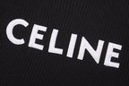 Black Cotton Bold Text Long-Sleeve - Men's