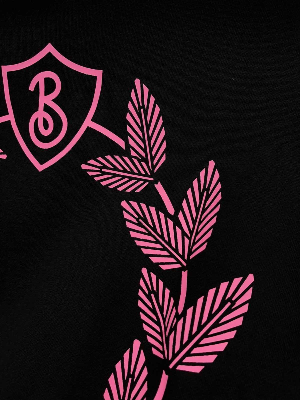 Small Pink Logo Hoodie - Men's