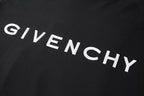 Black Cotton Bold Text Crewneck - Men's