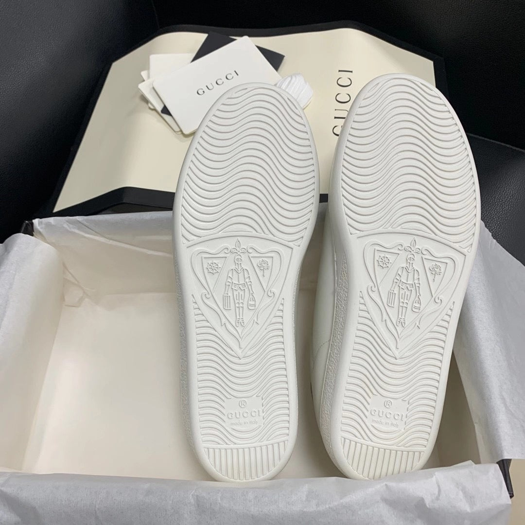Screener White Sneakers - Men's