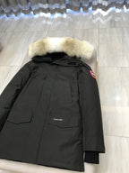 Black and White Parka - Men's