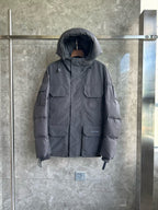 Black and White Parka - Men's