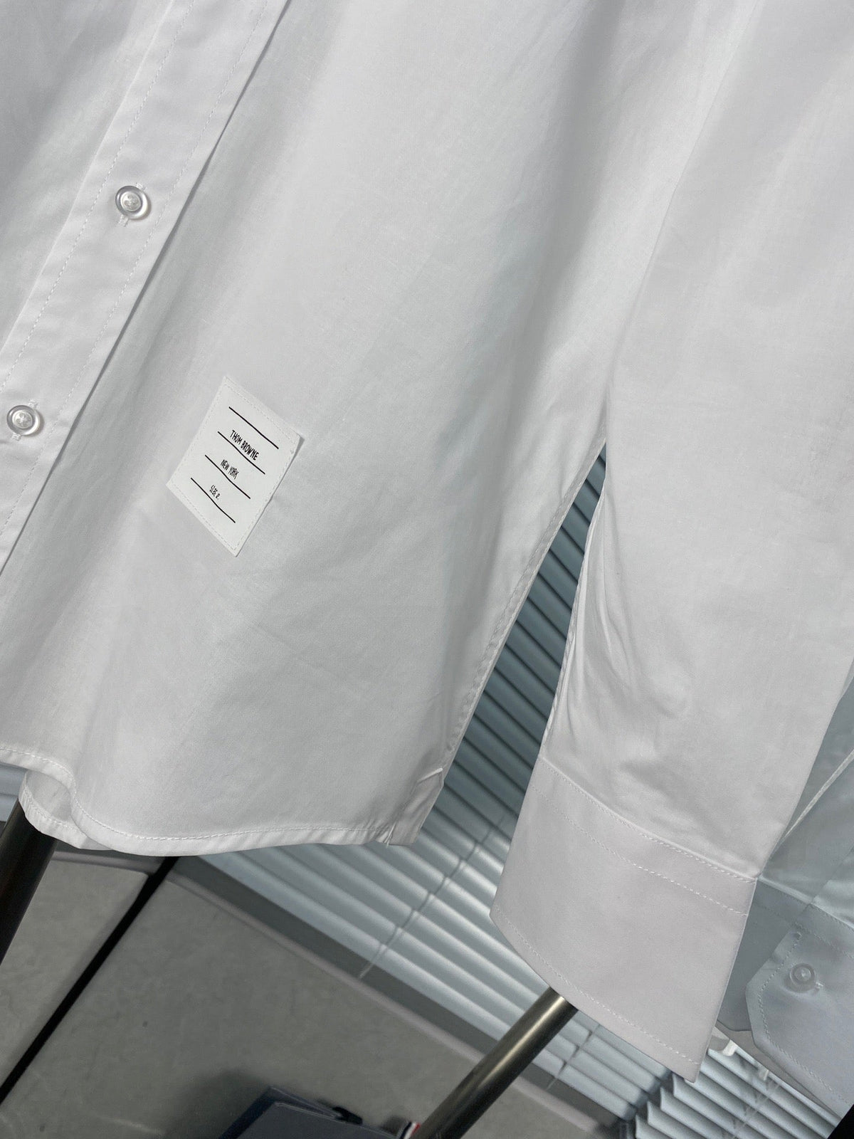 Blue Cotton Oxford Long-Sleeve - Men's