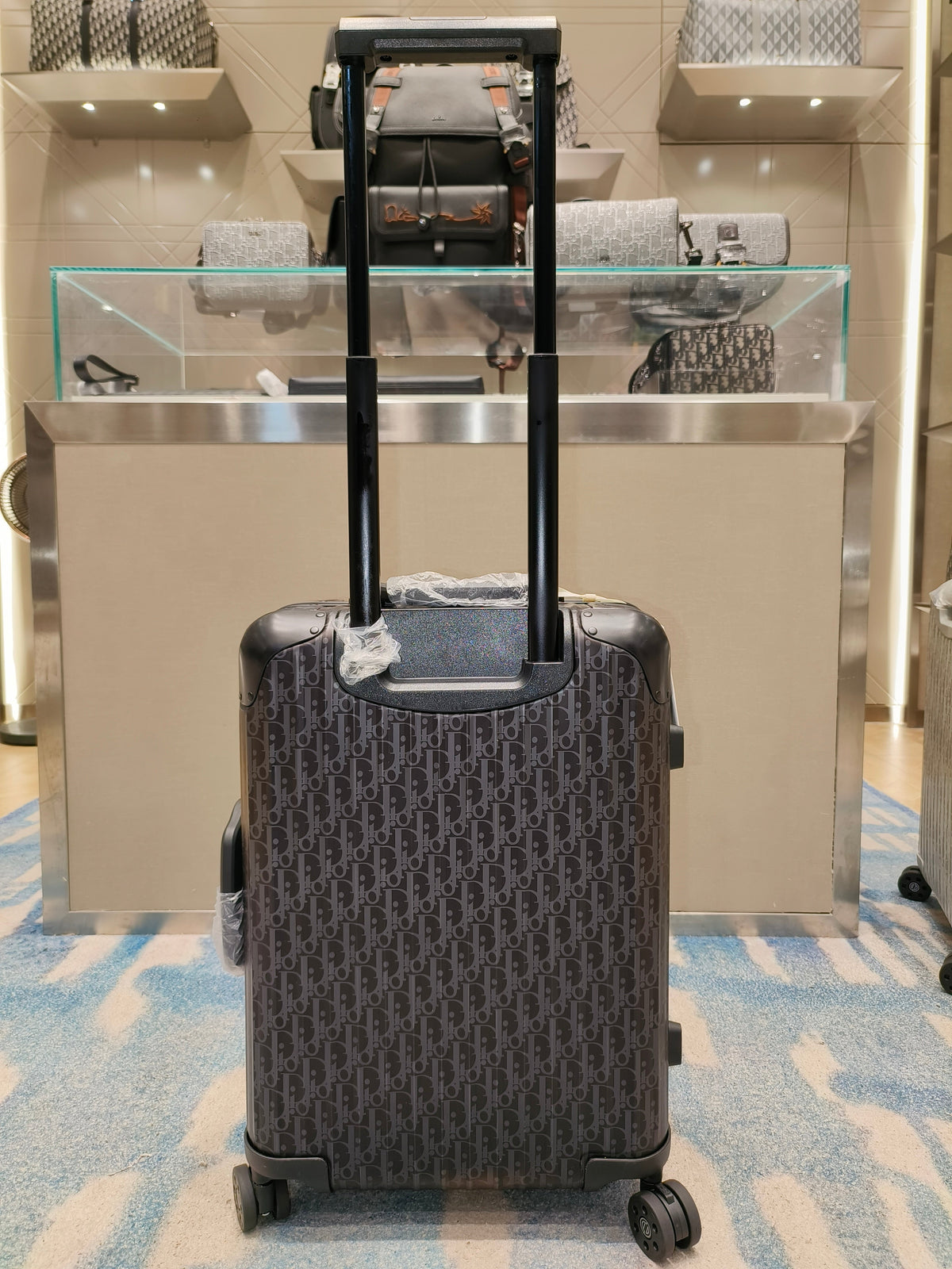 Suitcase Black and Brown Suitcase