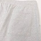 Grey Cotton Arch Text Joggers - Men's