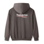 Blue Cotton Logo Pullover - Men's