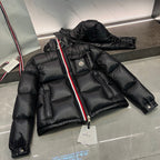 Black Puffer Jacket - Men's