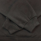 Black Cotton Slogan Pullover - Men's