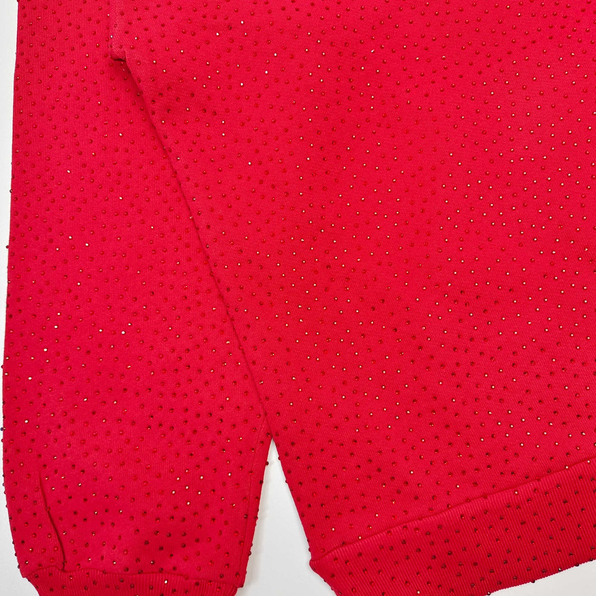 Red Cotton Graphic Pullover - Men's