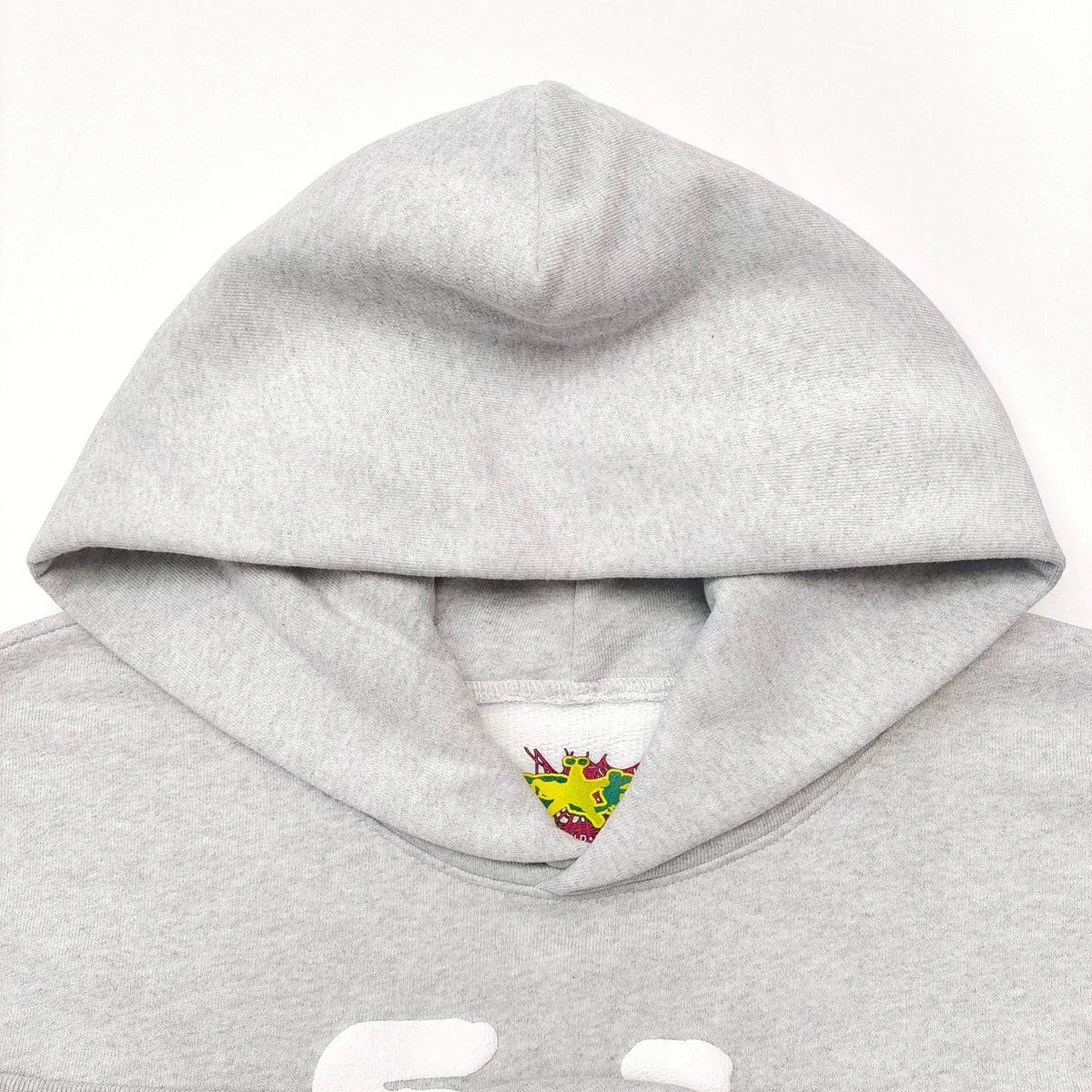 Grey Cotton Star Print Pullover - Men's