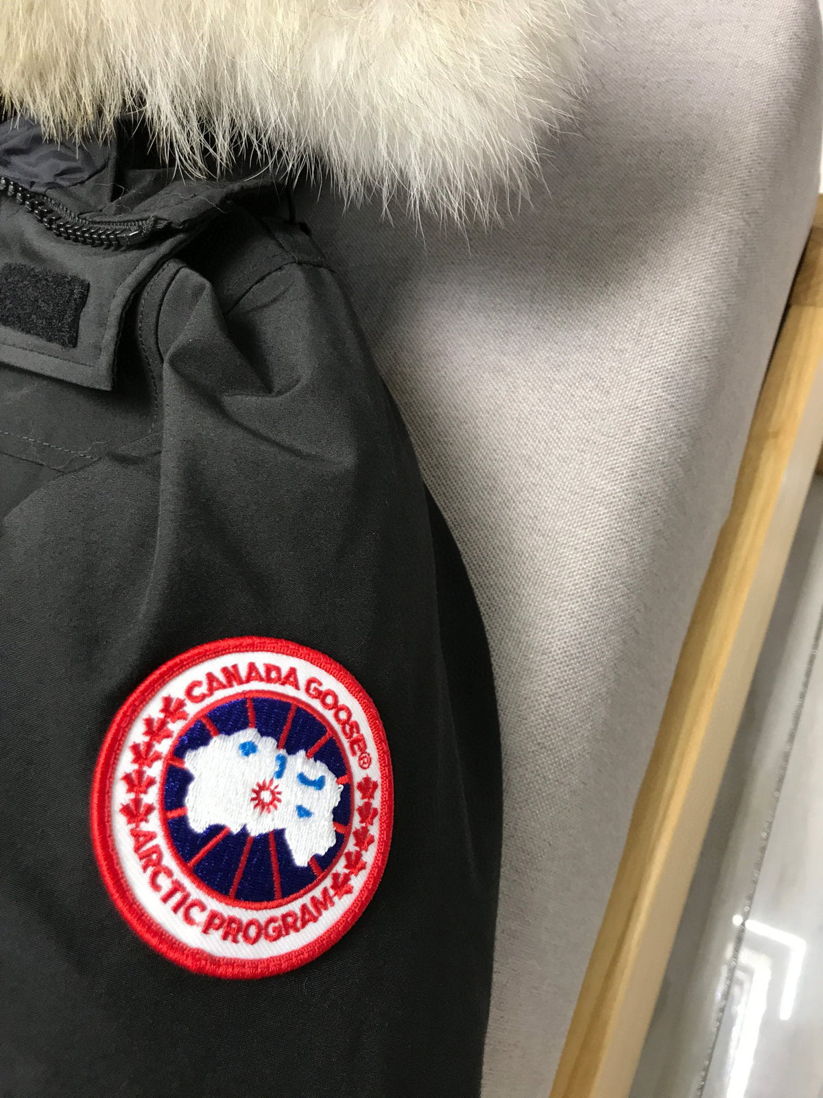Black and White Parka - Men's