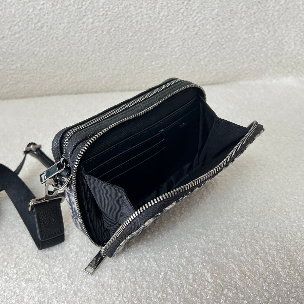 Black and Grey Crossbody Bag