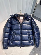 Blue Puffer Jacket - Men's