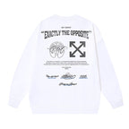 Blue OFF Logo Sweatshirt - Men's