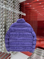 Purple Puffer Jacket - Men's
