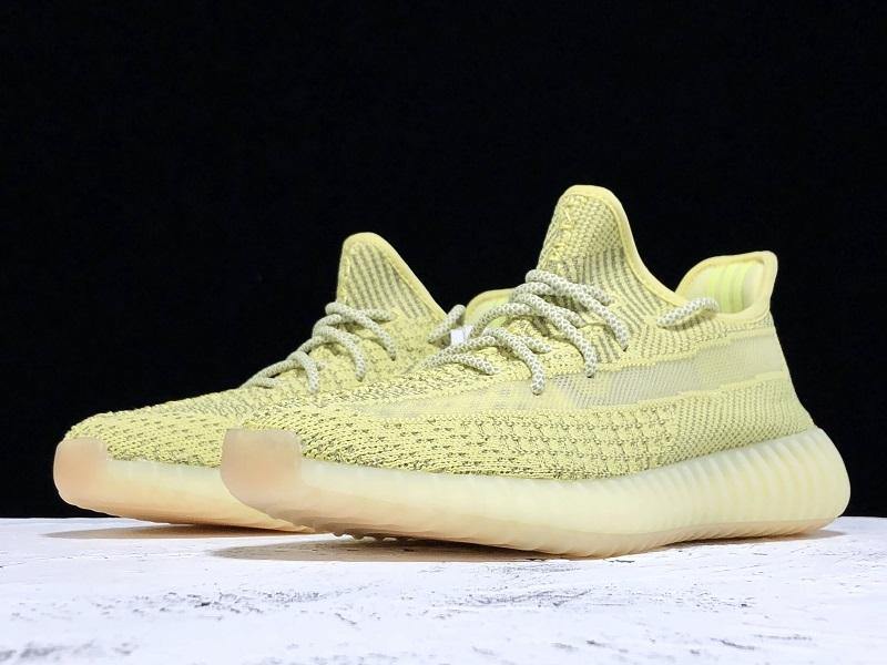 Yeezy Boost 350 V2 Semi Frozen Yellow Sneakers