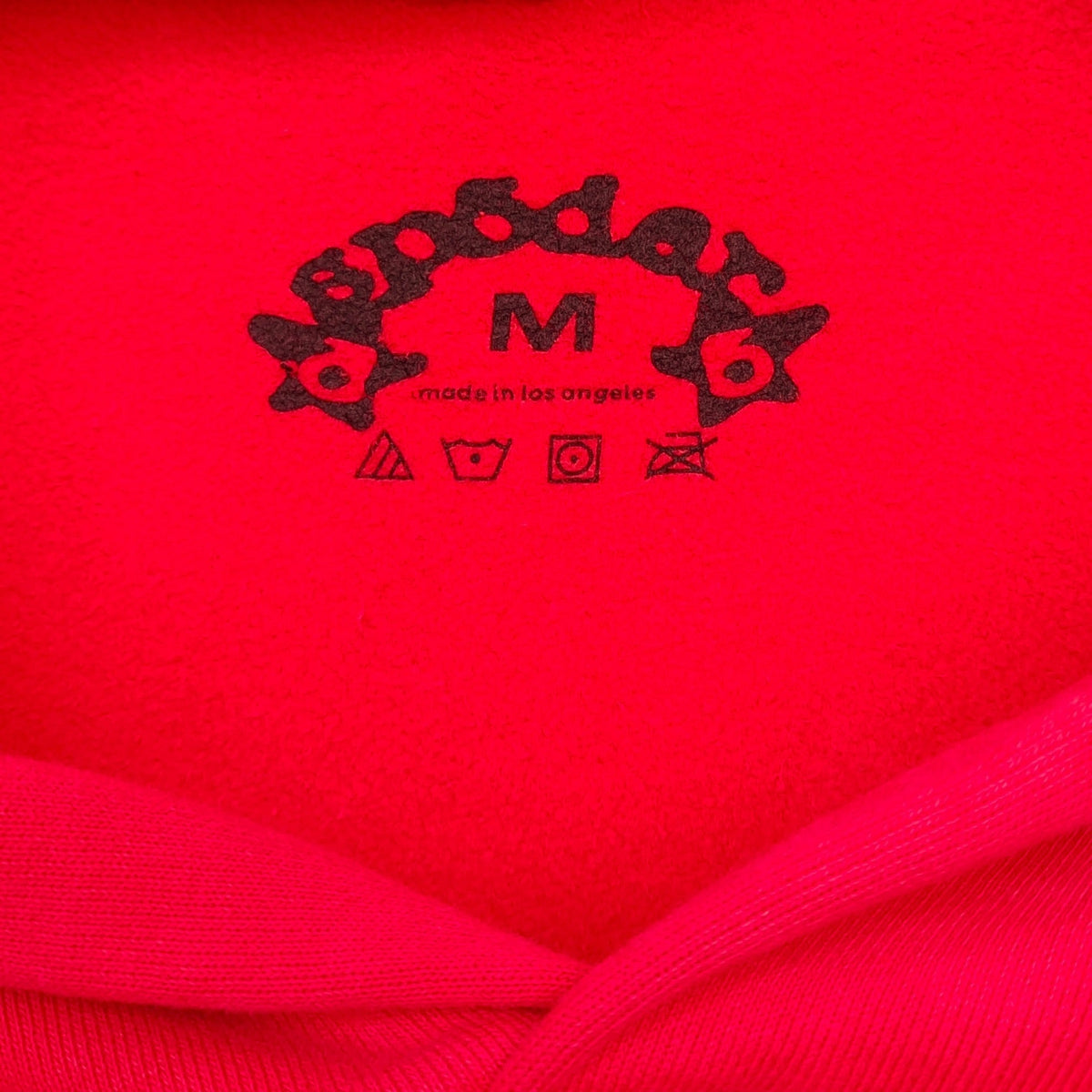 Red Cotton Star Print Pullover - Men's