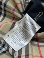 Navy Cotton Plain Car Coat - Men's
