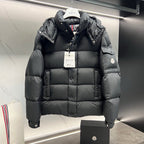 Black Puffer Jacket - Men's