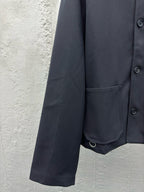 Black Cotton Patch Chore - Men's