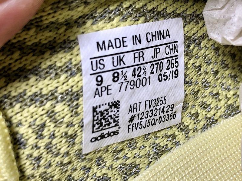 Yeezy Boost 350 V2 Semi Frozen Yellow Sneakers