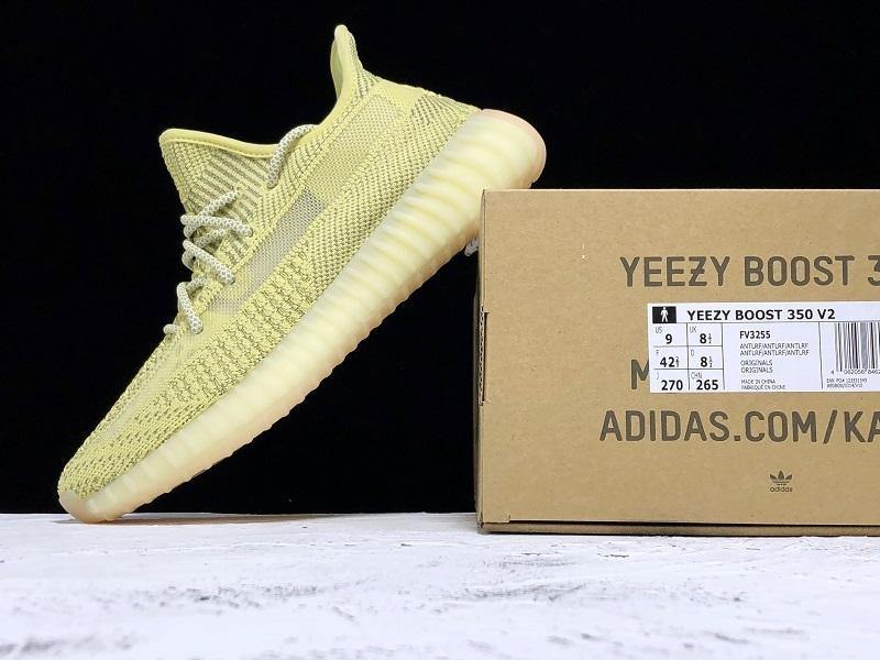 Yeezy Boost 350 V2 Semi Frozen Yellow Sneakers