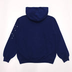 Navy Cotton Web Print Pullover - Men's