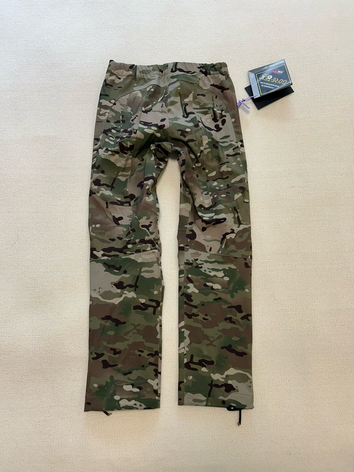 Green Cotton Camo Print Cargo - Men's